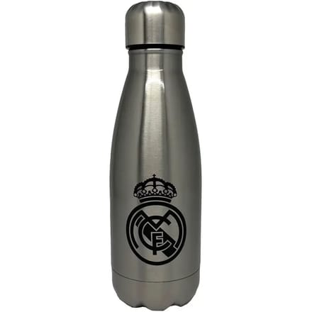 Real Madrid Roestvrij Staal Dubbelwandige Fles Zilver