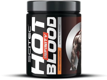 Scitec Nutrition® - Hot Blood Infinity (350 gram - Peach/Mango) - Perzik/Mango - 28 doseringen - pre workout - poeder - pre-workout