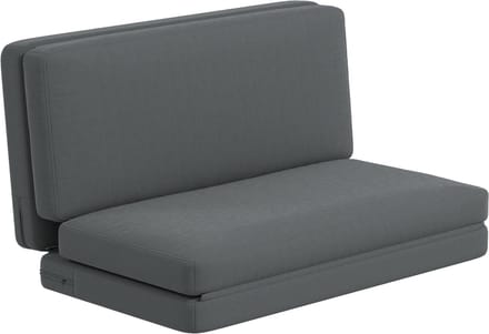 HOMCOM vloerbank - 3-in-1 - inklapbaar - polyester - donkergrijs