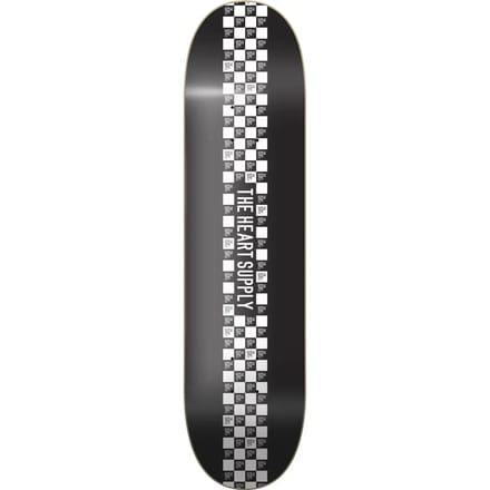 Skateboard Heart Supply Check Stripe
