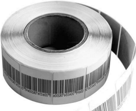 Veiligheidslabels - Alarm Labels - Winkels Beveiligen - RF 8.2 MHz Compatibel - 4x4 cm - Wit