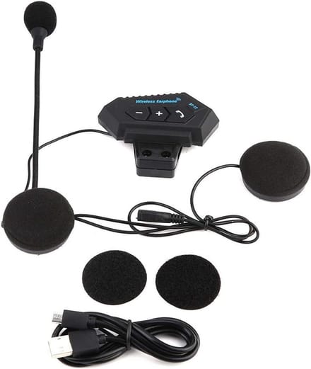 Draadloze Bluetooth Headset voor Motorhelm - Handsfree Communicatie & Muziek
