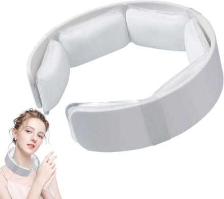 Verkoelende nekwikkels - Ijskoelslangen - Buitenactiviteiten - Handsfree koeling - 1 stuk - Wit