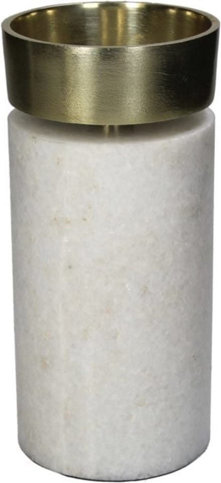 Waxinelichthouder Marble 20cm hoog