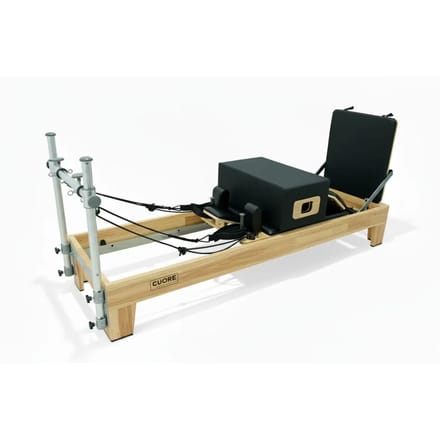 Reformer Pilates van massief eikenhout Cuore Pilates Advance Semi-Tower