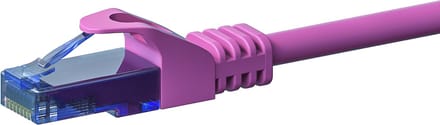 Danicom UTP CAT6a patchkabel - 1 meter roze - 100% koper - netwerkkabel - internetkabel - UTP kabel - RJ45 - 10000 mbit/s