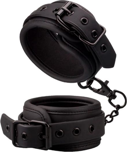 INTOYOU BLACK SHADOW - Ankle Cuffs Vegan Leather