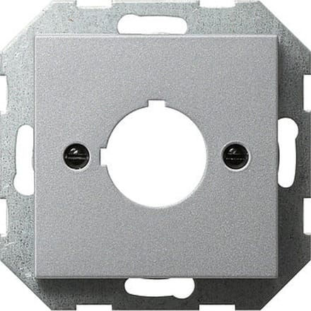 Gira Afdekring Lagerapparaat 22,5mm Systeem 55 Aluminium - 027226