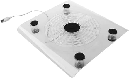 Laptopkoeler - Standaard - Efficiënt Koelen - Stille Werking - 12-14 inch - Wit