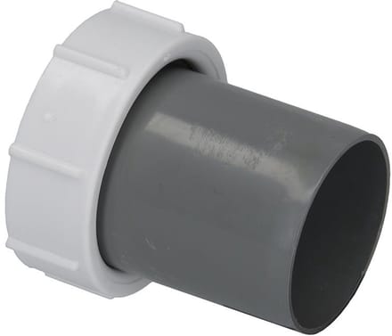 Sanivesk wartel met tule - 6/4 inch x 40 mm - wit