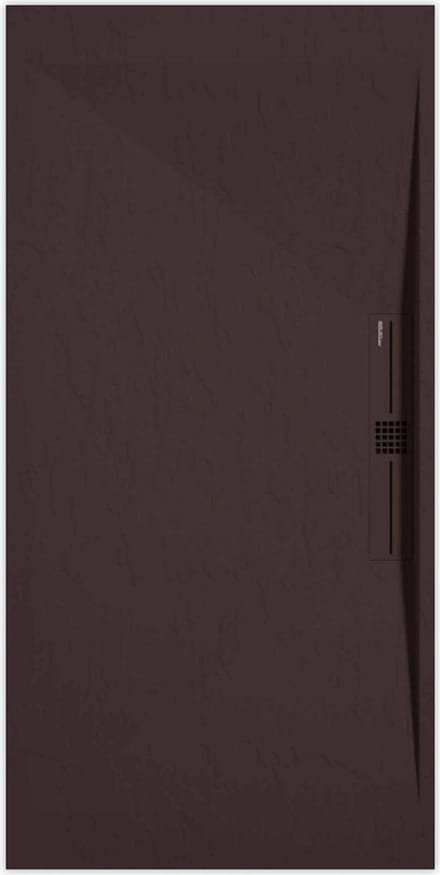 Sanifun douchebak Stone Side Chocolate Slate 1400 x 800 P