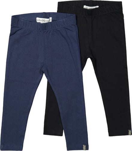 Koko Noko 2pack Leggings Blauw en Zwart - Maat 92