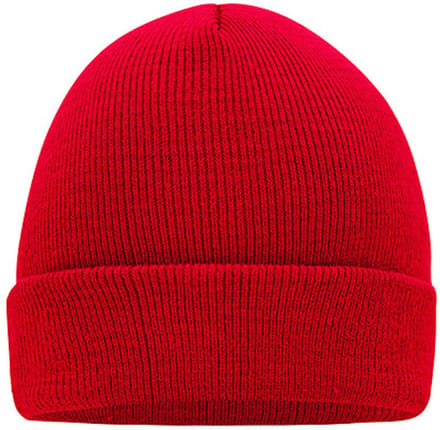 Myrtle Beach 'Knitted Cap' Beanie Red