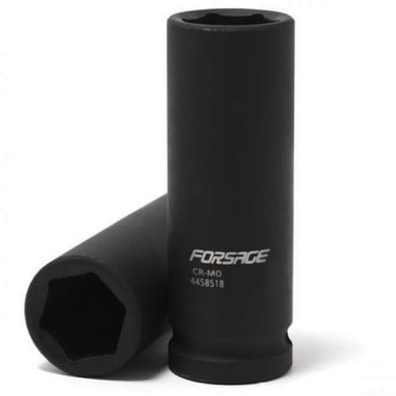 Forsage - Lange Dopsleutel - 6-kant - 12mm - Cr-mo