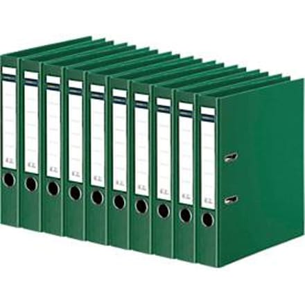Schäfer Shop Select  ordner, A4, rugbreedte 50 mm, 10 stuks, groen
