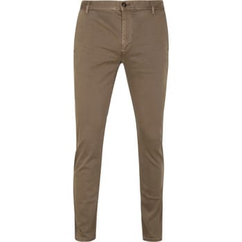 Alberto Rob Stretch Chino Beige - Maat W 34 - L 32 - Heren