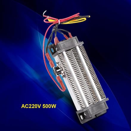 AC 220V 500W Haute Puissance Électrique Céramique Thermostatique Semi-conducteur PTC Élément Chauffant Chauffage black