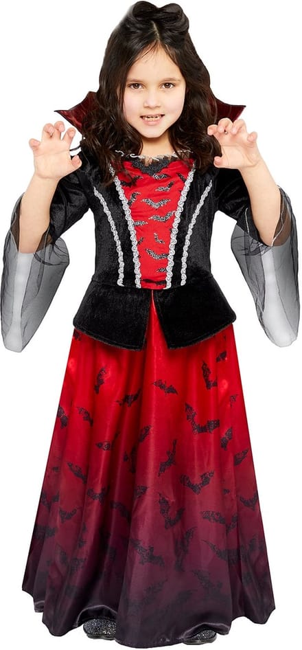 Vampier Lady kinderkostuum