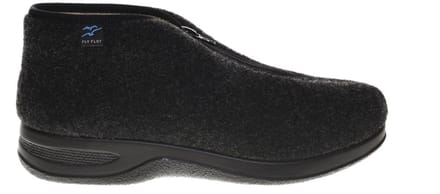 Hoge Wollen Pantoffel Rits maat 43