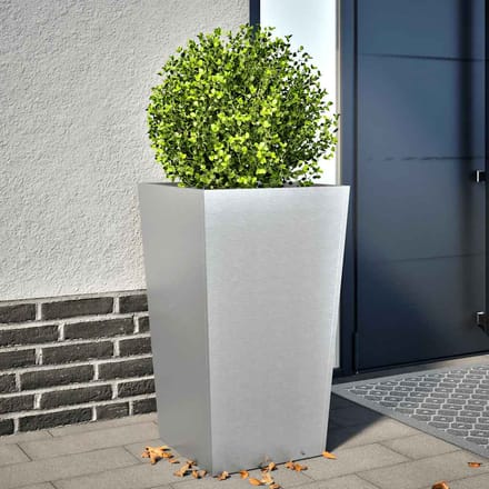vidaXL - Plantenbak - 45x45x75 - cm - gegalvaniseerd - staal