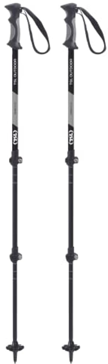 Ergonomische Wandelstok voor Hiking - Zwart Aluminium, Maat M