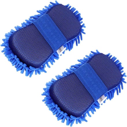 Auto Was Handschoenen - Schoonmaak Tool - Effectief Auto Wassen - Lichtgewicht Duurzaam - 2 Stuks - Blauw