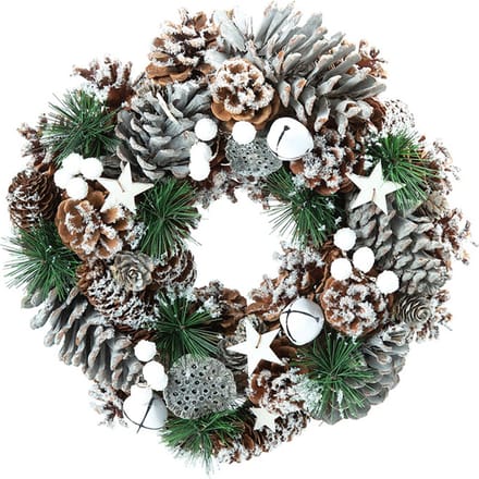 Krans White Star diameter 30cm