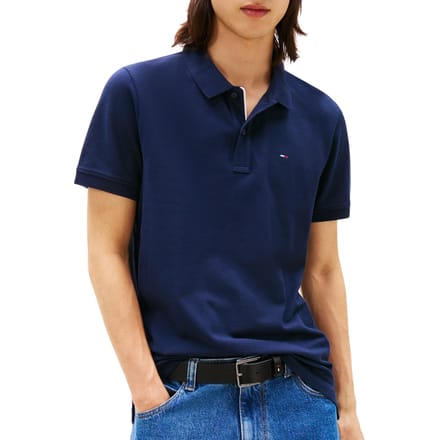 Tommy Hilfiger Slim Placket Flag Polo Heren
