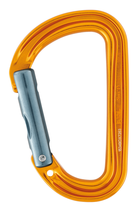 PETZL Sm'D Without Locking System Yellow – Ultralichte asymmetrische karabiner 23 KN