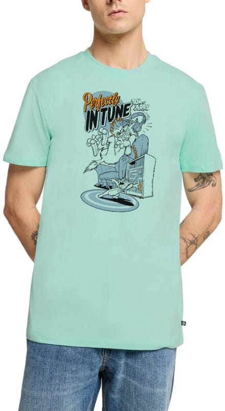 Tom En Jerry Perfectly In Tune Premium T Shirt Heren