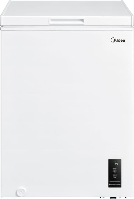 Midea MDRC152FEE01 - Vrieskist - Wit - Vrijstaand - E label - 38 dB - 99 l - 169 kWh/jaar - Compact - Bovenlader