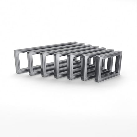 Wastafelhouder Set - Ondersteuning Plaat - Badkamer Installatie - Zware Lastdrager - 35 cm Diep - Blanke Lak