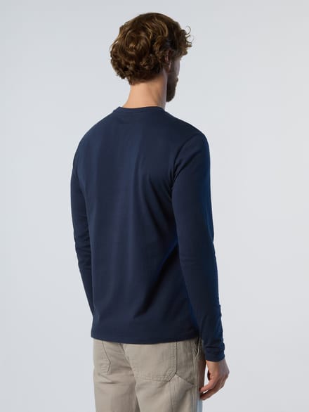 North Sails T-shirt Long-sleeved with logo patch