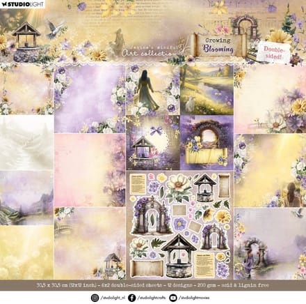 Design paper pad scrapbooking - JMA Growing & blooming nr. 321