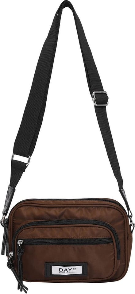 DAY ET Schoudertas Gweneth Classic Crossbody Bag Potting Soil Brown Bruine
