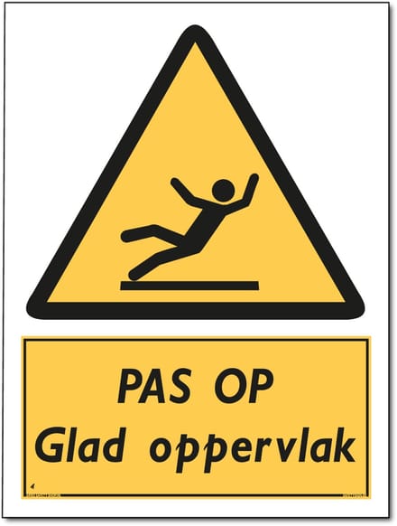 PAS OP Glad oppervlak bord - Bord 300 x 400 mm - (Aluminium)