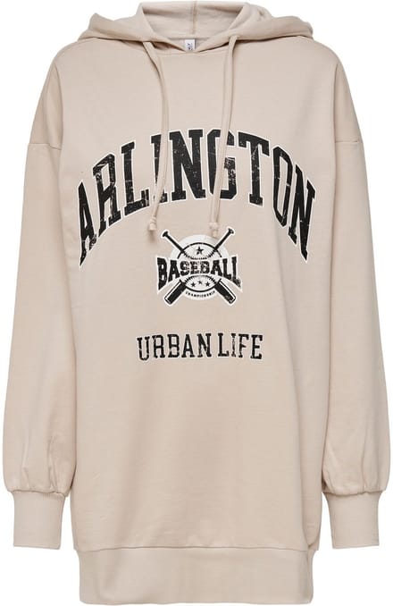 ONLDREAMER LIFE ATHL OVERSIZE TUNIC - Pumice Stone