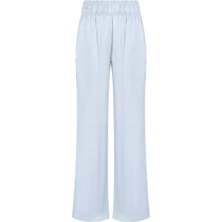 NUKUS Rubi Pants Shiny Broeken Dames - Lichtblauw - Maat S