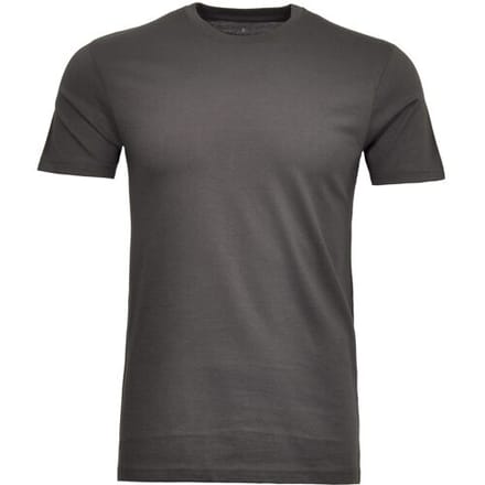 Ragman T-Shirt Uni Round Neck Single Jersey Leisteen / male
