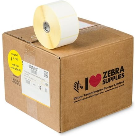 Zebra 3007202-T (Z-Select 2000T) Etiket Zwart op wit (57 mm x 51 mm) 12 rollen