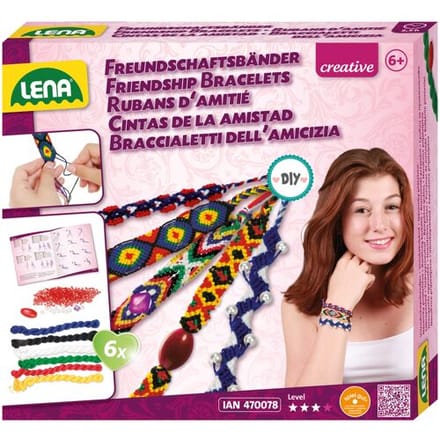 Lena Maak Je Eigen Vriendschapsbandjes Meisjes Wol 7-delig