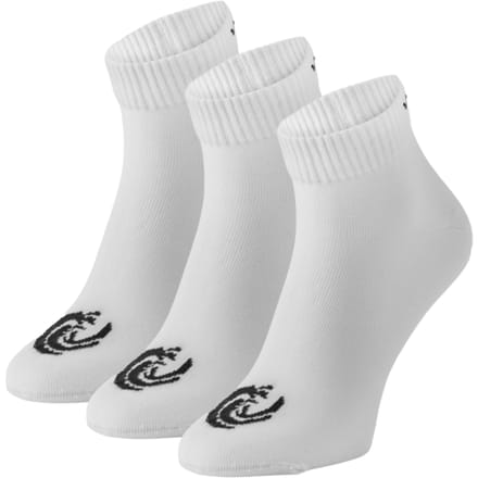 Vinnie-G Quarter Sokken Wit - 3 paar Witte Enkel sokken - Unisex - Maat 43/46
