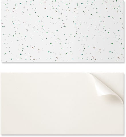 Zelfklevend vinyl paneel voor hal, 100x50 cm, abstract patroon met stippen.