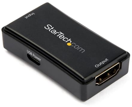 StarTech.com 45' HDMI Signal Booster - 4K 60Hz - USB Power - HDMI Repeater - video/audio extender - HDMI