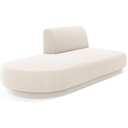 2-zits modulair zitelement Miley open linkerkant velvet | Micadoni Limited Edition