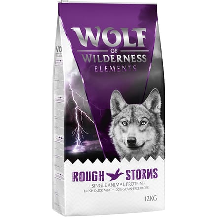 2x12kg Rough Storms Eend Wolf of Wilderness Hondenvoer droog