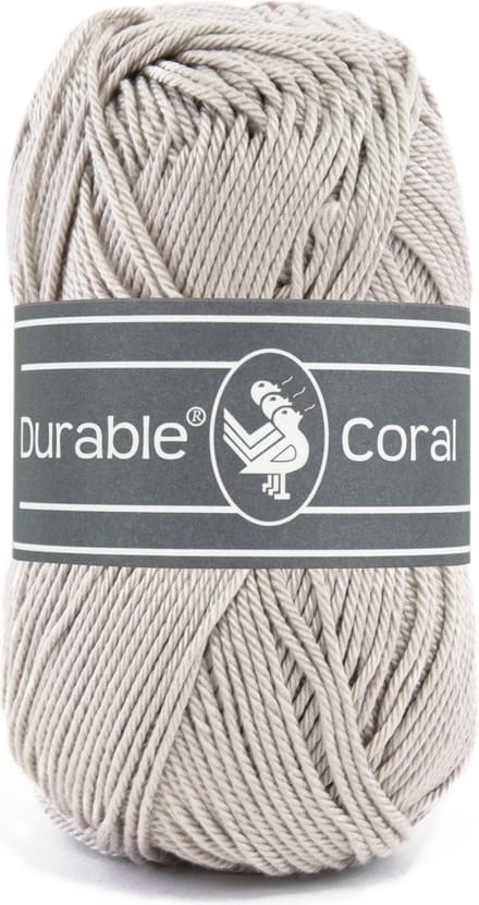 Durable Coral - 2213 bone - Gemerceriseerd Katoen Garen