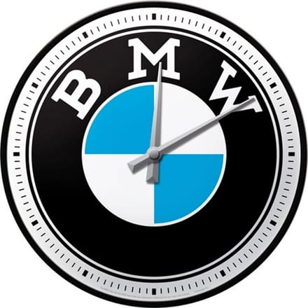 Wandklok BMW Logo