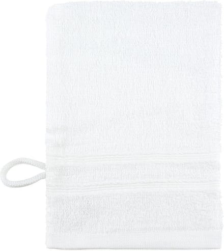 Washandjes, 8 Stuks, Wit, 15x22cm, 100% Katoen, Treb ADH