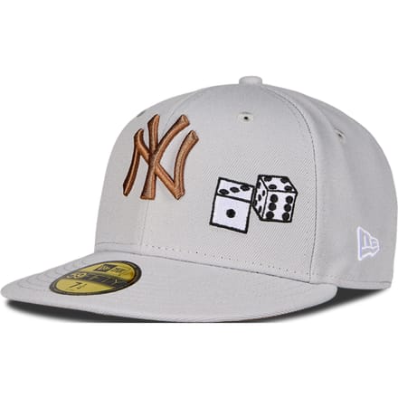 New Era 59FIFTY Petten Unisex - Grijs - Maat 7 - Katoen